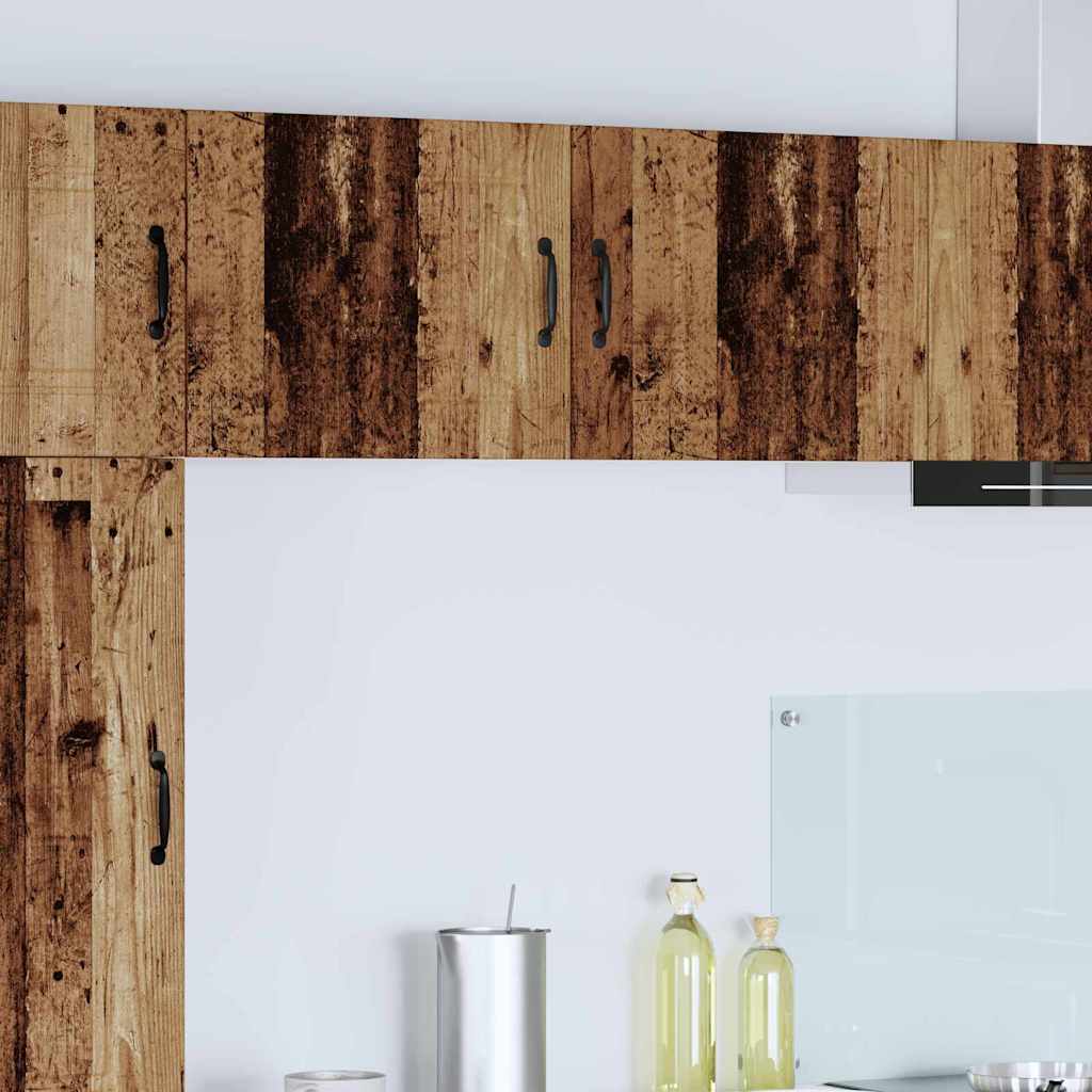 Küchenhängeschrank 2 pcs Altholz 50 x 31 x 40 cm Holzwerkstoff